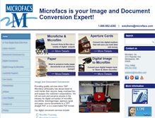 Tablet Screenshot of microfacs.com
